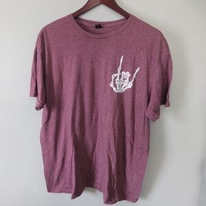 Gildan Antisocial Mom's Club Soft Purple Graphic Short Sleeve Tshirt Size XL